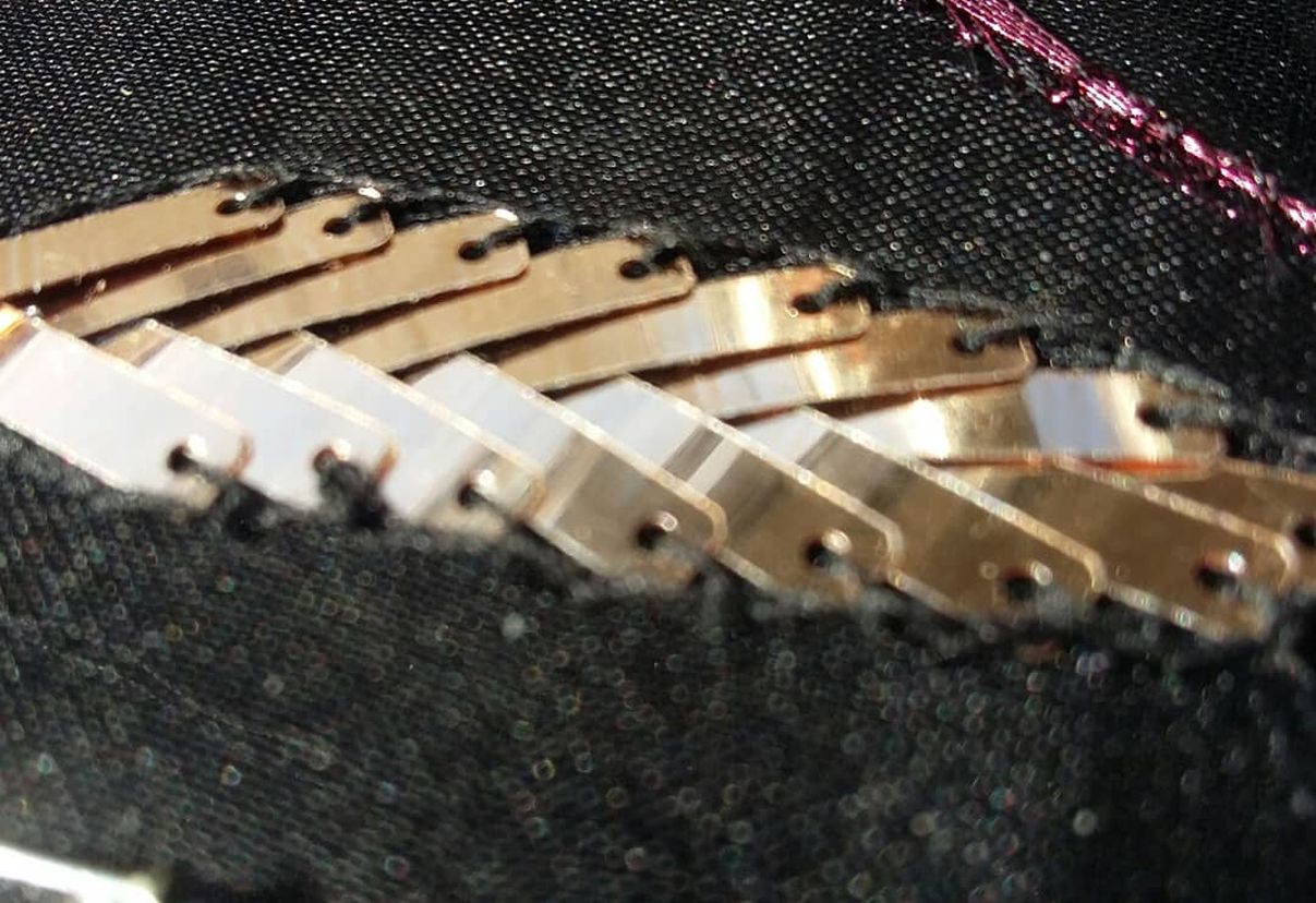 staafpailletten visgraat